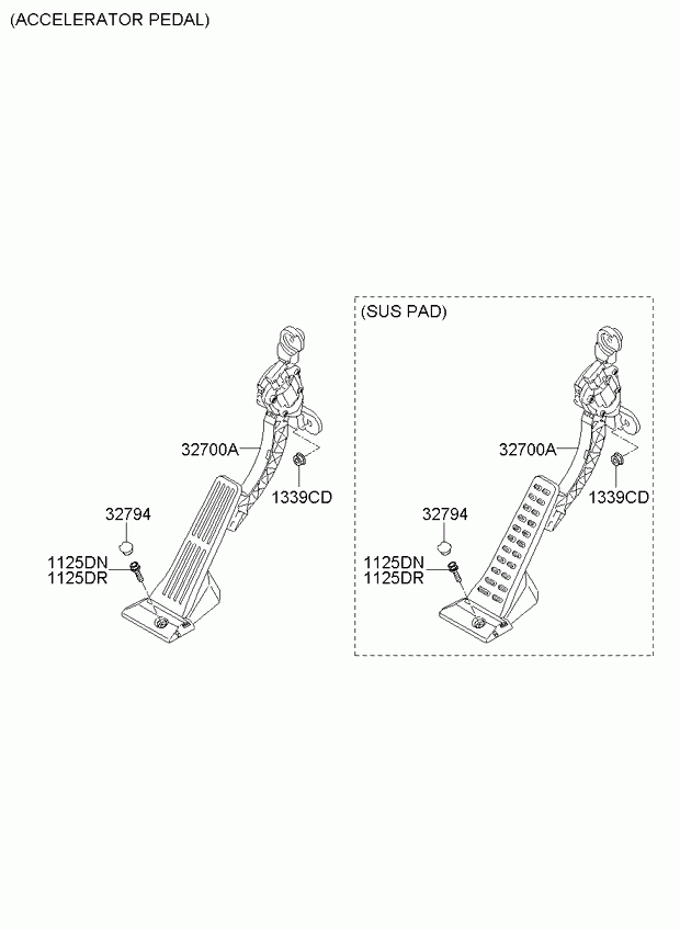 Педаль акселератора для Киа Соренто 2009-2012