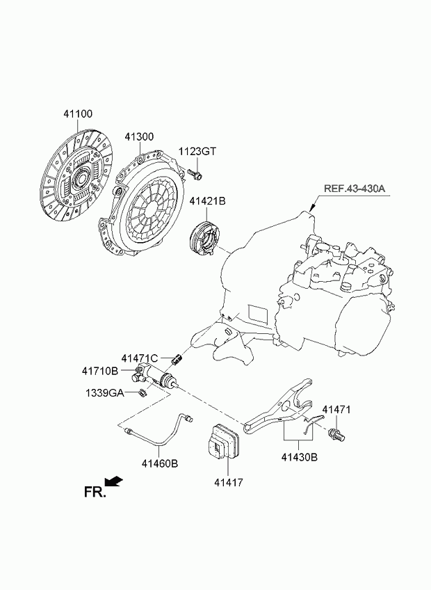 Корзина сцепления для Киа Церато 2008-2013 