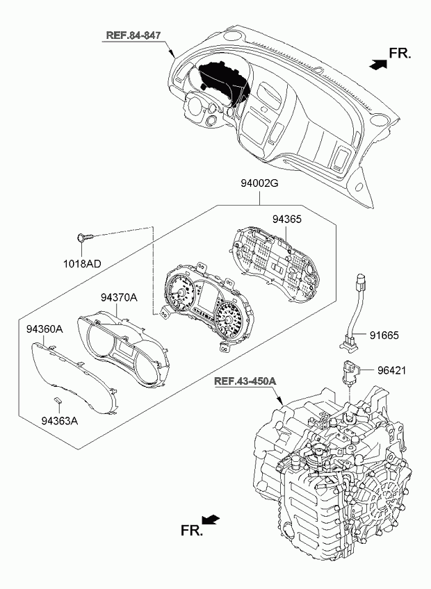 Щиток приборов для Киа Церато 2008-2013