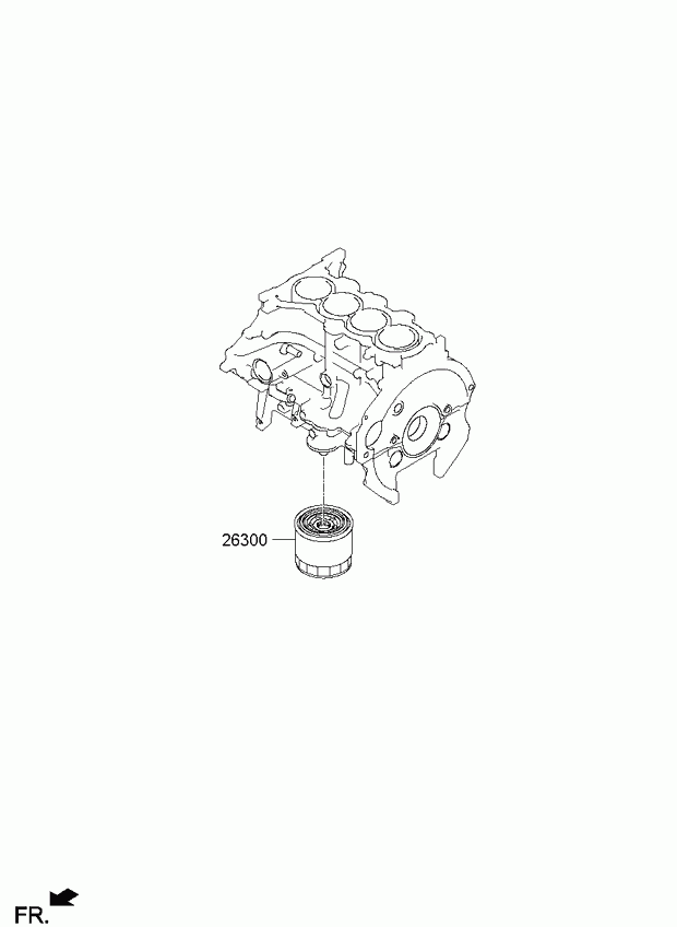 Фильтр масляный для Киа Спортейдж 2014-2016