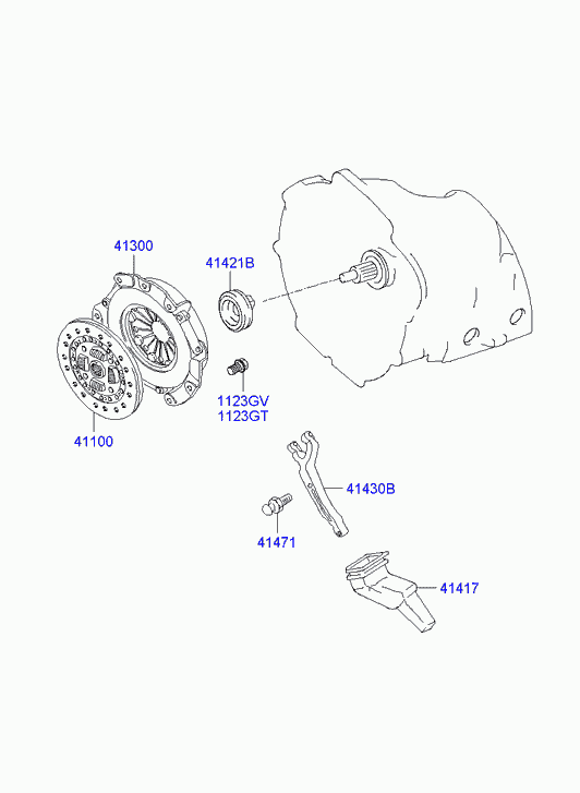 Корзина и диск сцепления для Хендай H1 Старекс 2004-2007