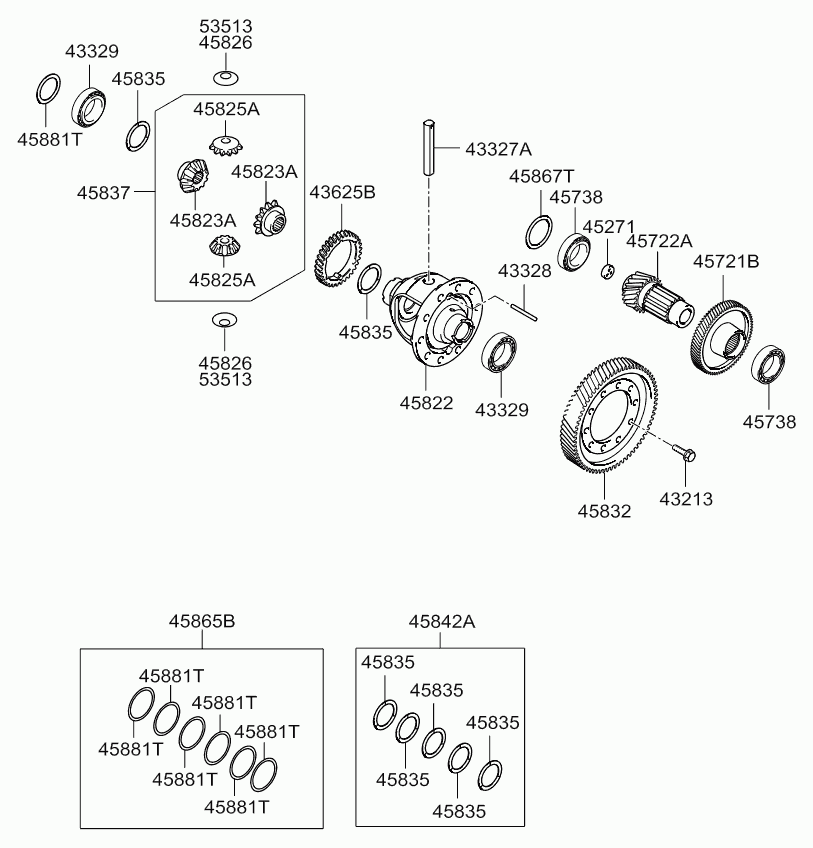 Корпус дифференциала для Хендай H1 Старекс 2004-2007