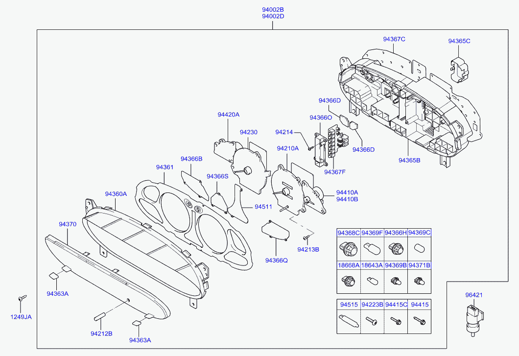 Щиток приборов для Хендай H1 Старекс 2004-2007