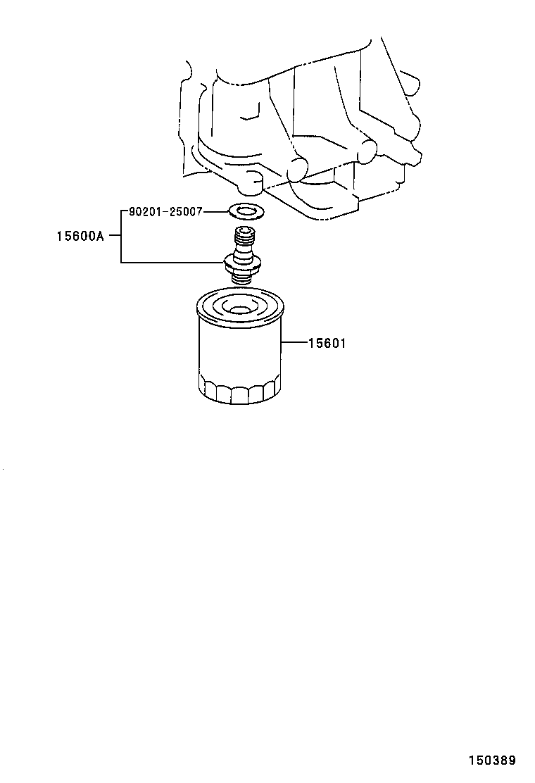 Фильтр масляный для Тойота Камри 2001-2006