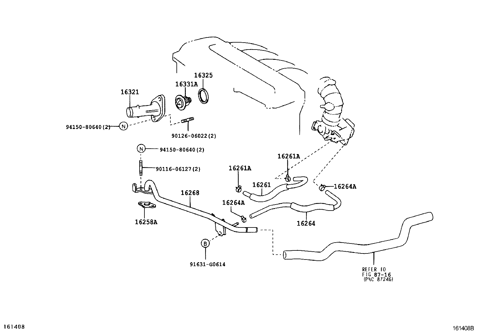 Термостат для Тойота Камри 2001-2006