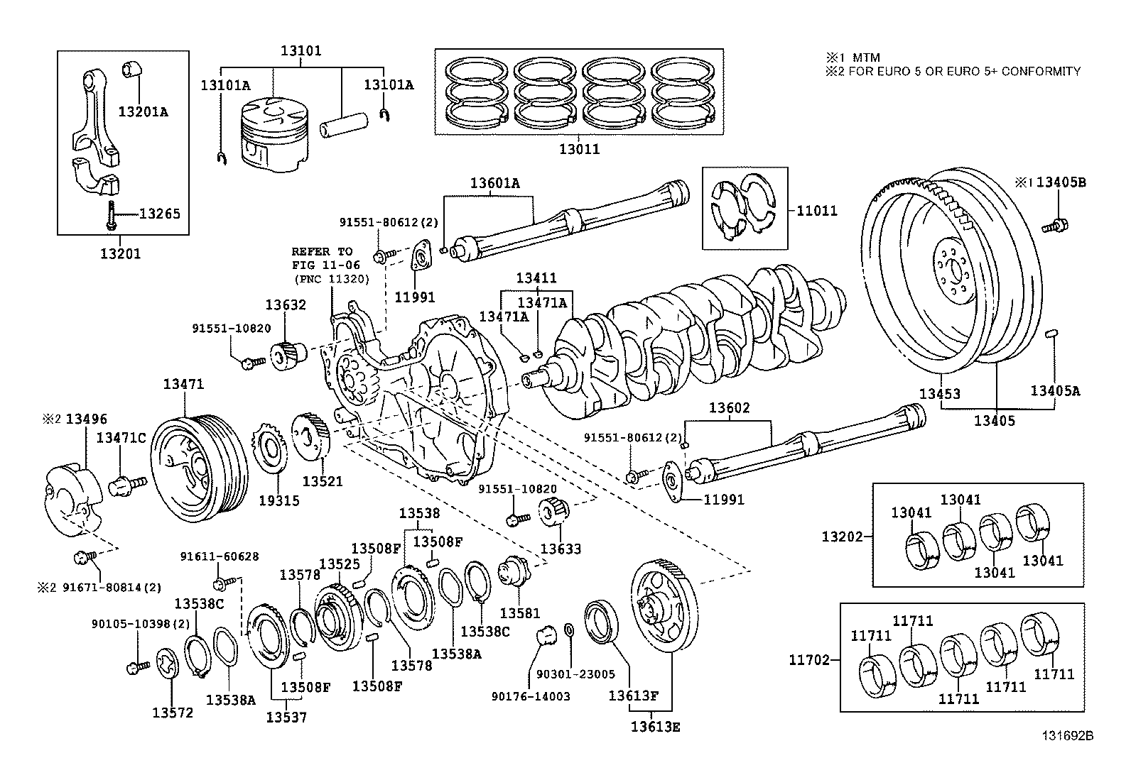 Шатун в сборе для Тойота Ленд Крузер Прадо 2009-2013