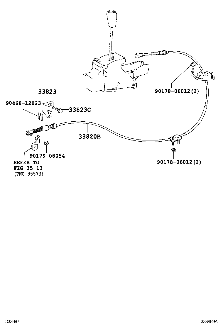 Трос переключения скоростей для Тойота Ленд Крузер Прадо 2009-2013 