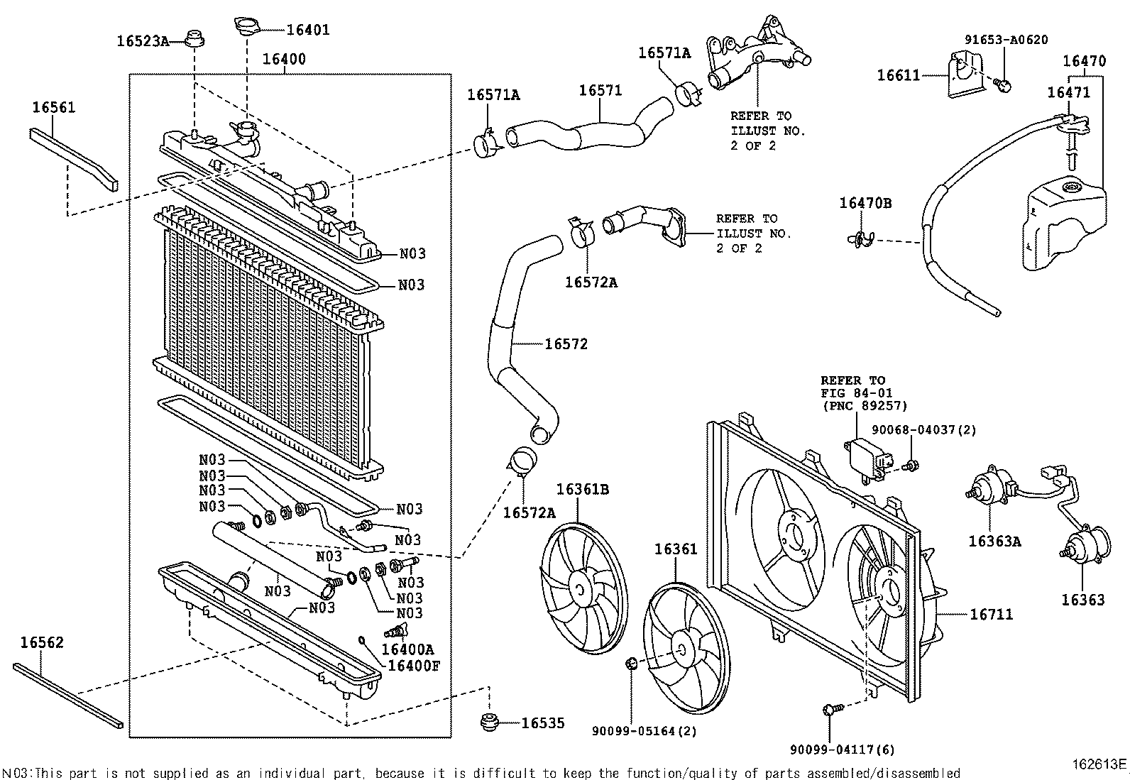 Бачок расширительный для Тойота Камри 2006-2009