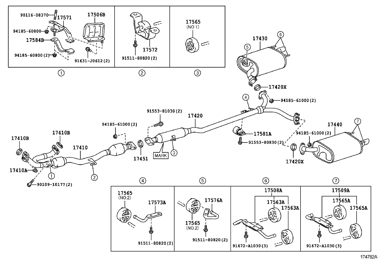 Приёмная труба для Тойота Камри 2006-2009