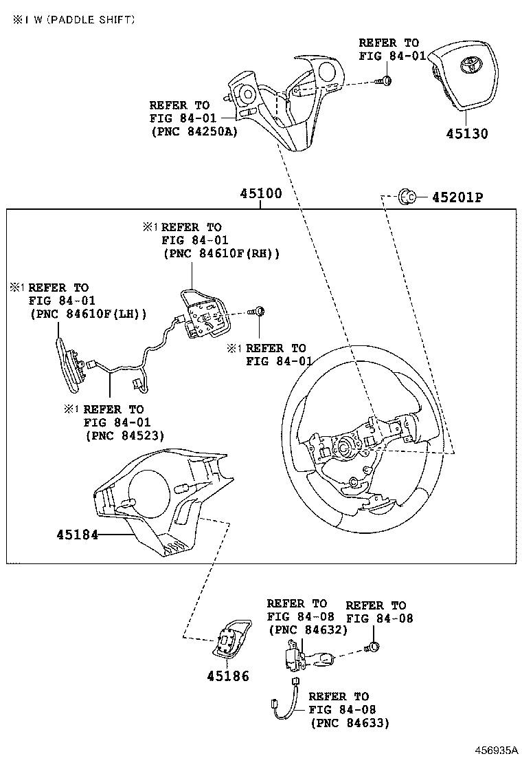 Подушка безопасности водителя для Тойота Рав 4 2012-2015