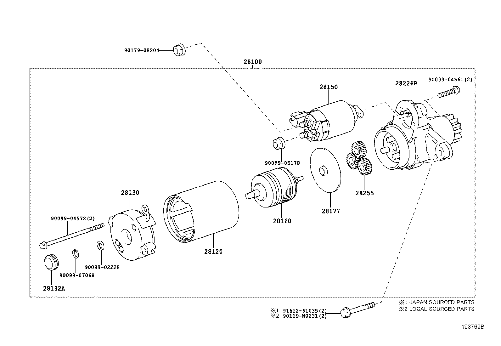 Корпус воздушного фильтра в сборе для Тойота Рав 4 2005-2010