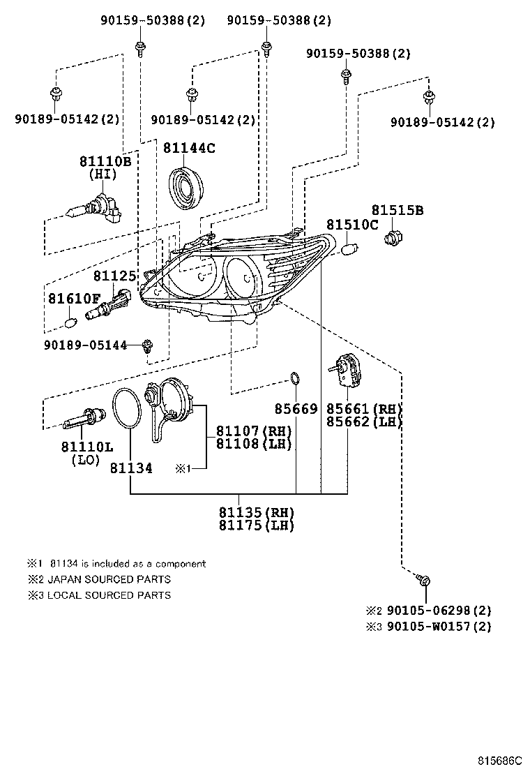Ручка передней двери для Тойота Рав 4 2005-2010
