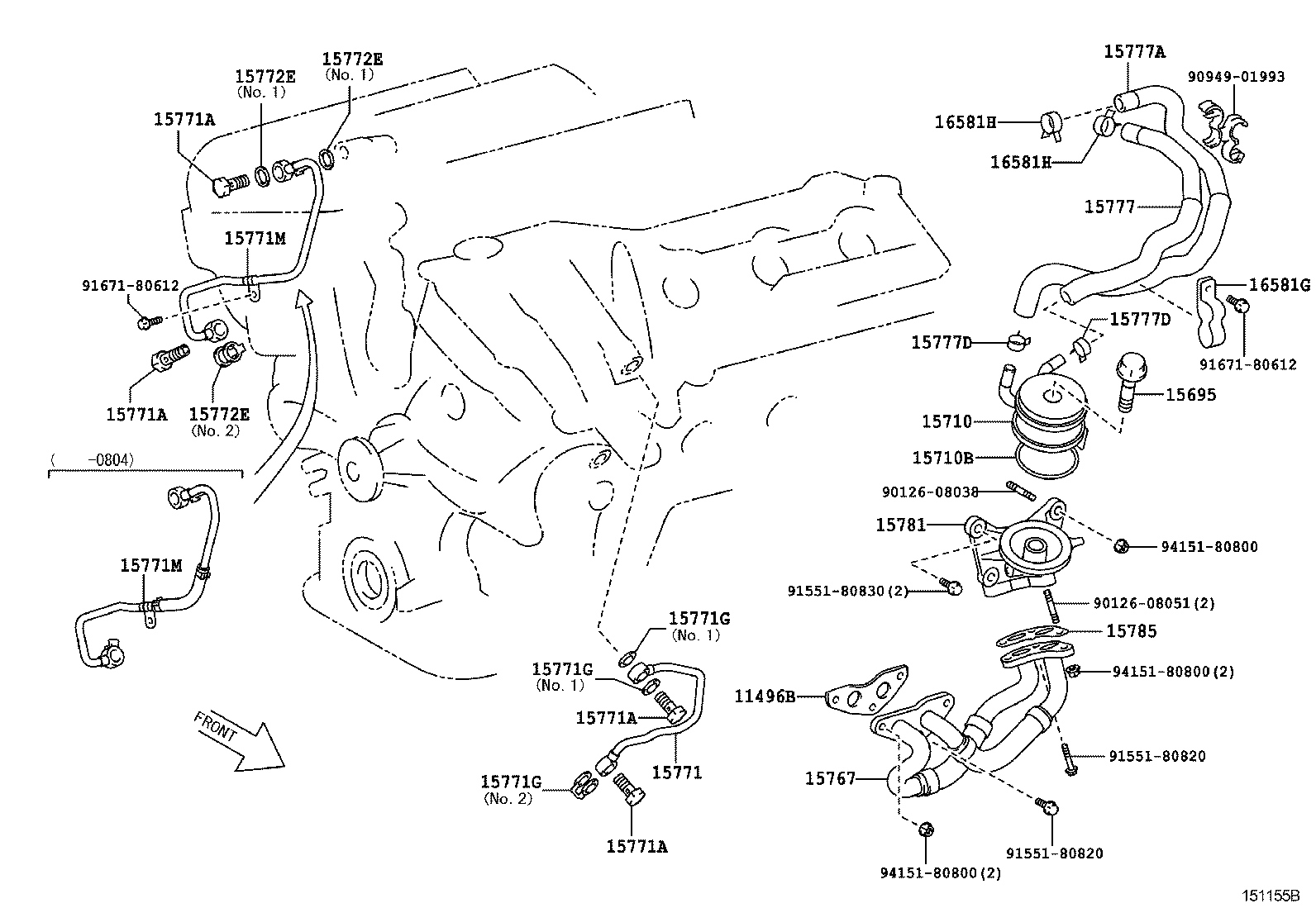 Радиатор масляный для Тойота Хайлендер 2010-2013