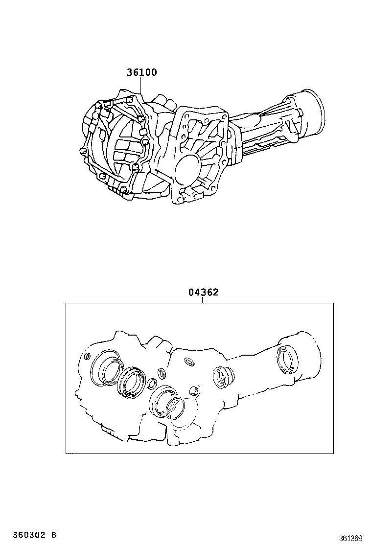 Раздаточная коробка для Тойота Хайлендер 2010-2013