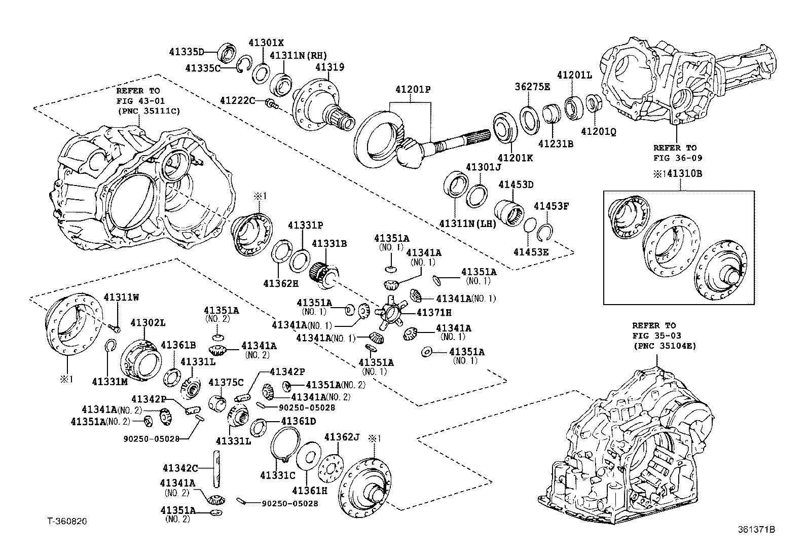 Муфта раздаточной коробки для Тойота Хайлендер 2010-2013