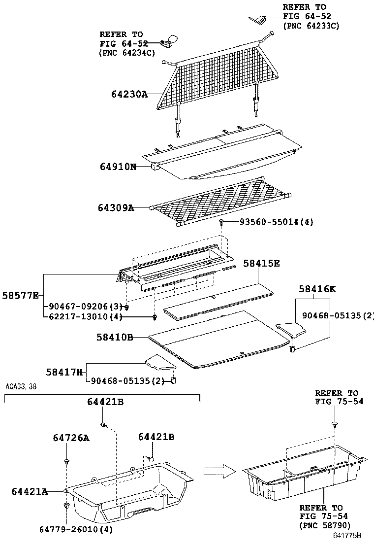 Полка багажника, шторка для Тойота Хайлендер 2010-2013