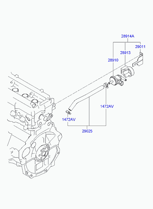 Клапан контроля давления топлива для Хендай i20 2008-2012
