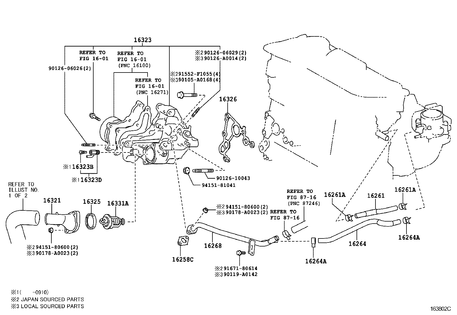 Термостат для Тойота Венза 2008-2012