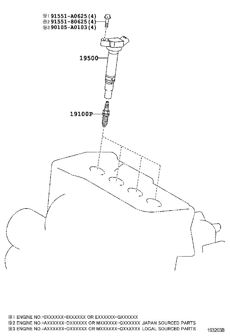 Свеча зажигания для Тойота Венза 2008-2012