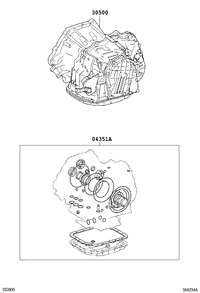 Гидротрансформатор АКПП для Тойота Авенсис 2006-2009