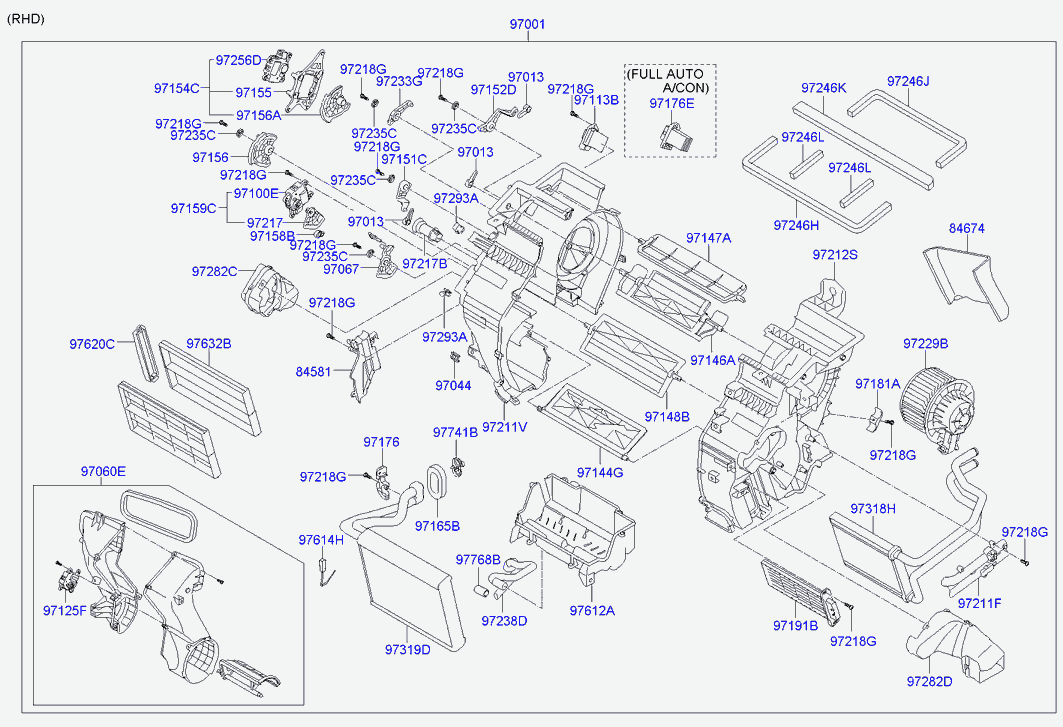 Мотор вентилятора салона в сборе для Хендай i20 2008-2012