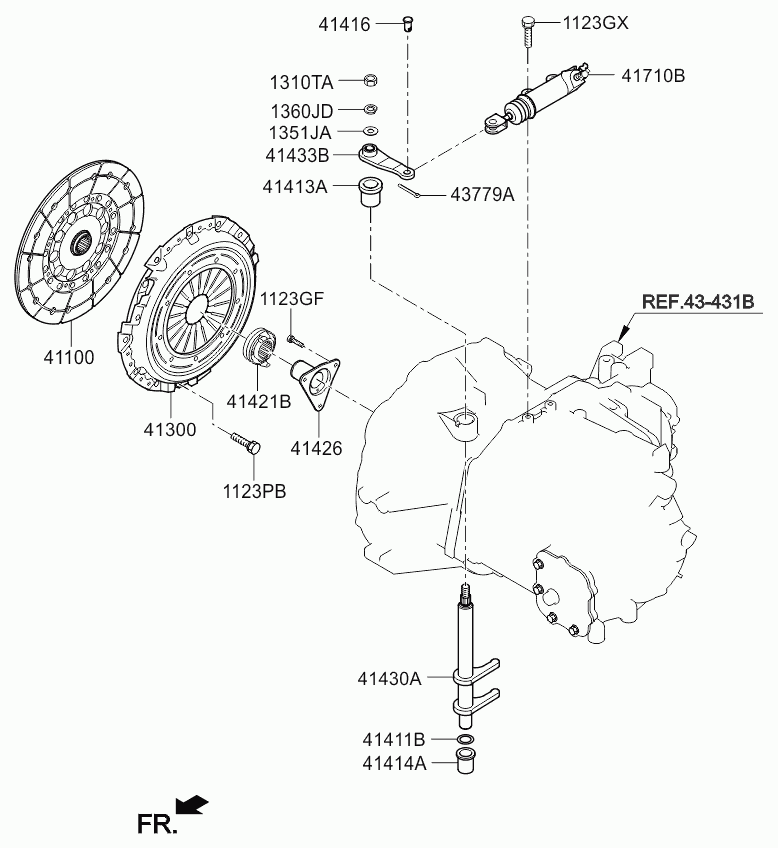 Корзина сцепления для Киа Сид 2006-2010