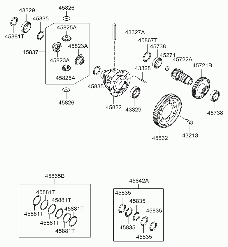 Корпус дифференциала для Киа Сид 2006-2010