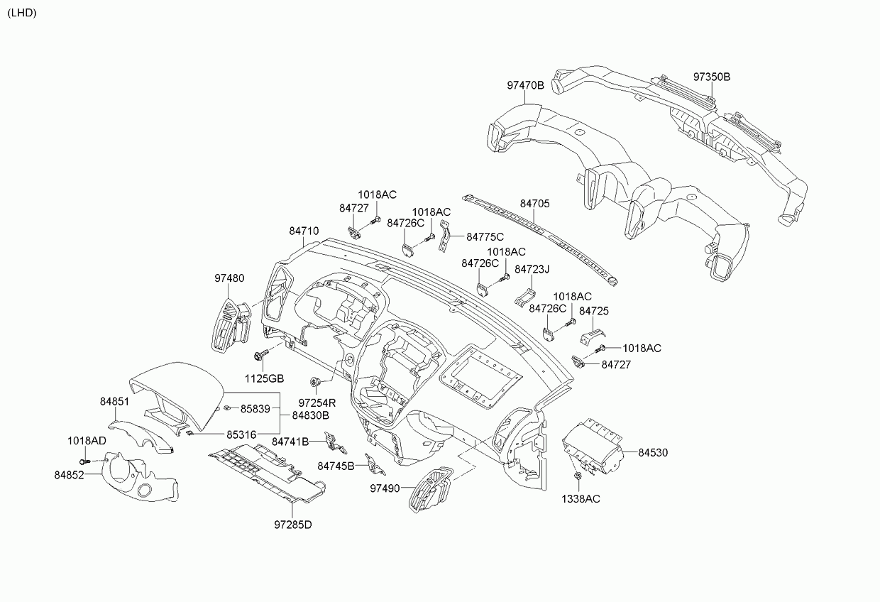 Подушка безопасности водителя для Киа Сид 2006-2010