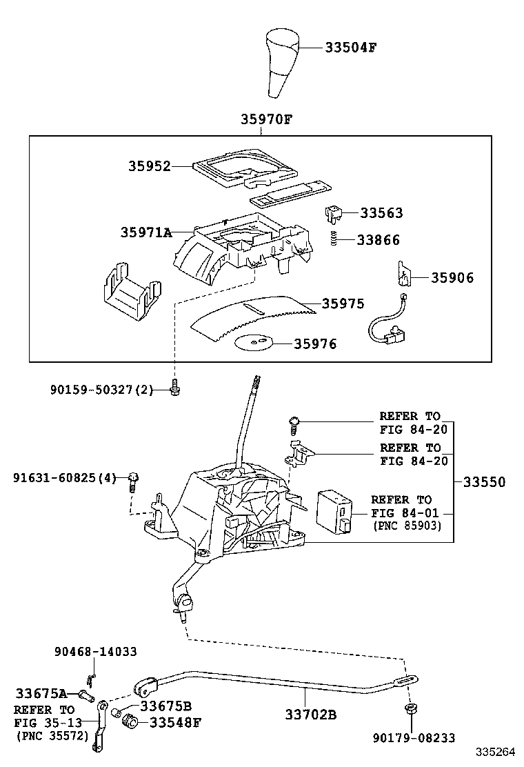 Трос переключения скоростей для Тойота Ленд Крузер 2015-2018