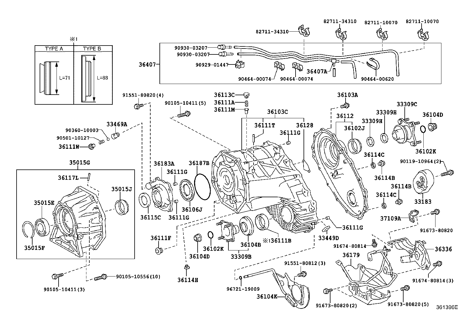 Муфта раздаточной коробки для Тойота Ленд Крузер 2015-2018