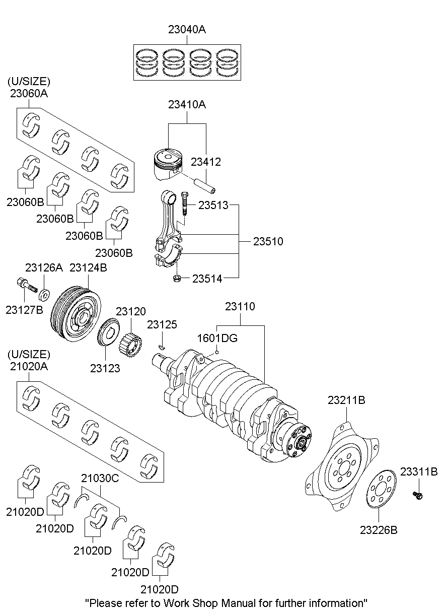 Поршень в сборе для Киа Соул 2008-2011