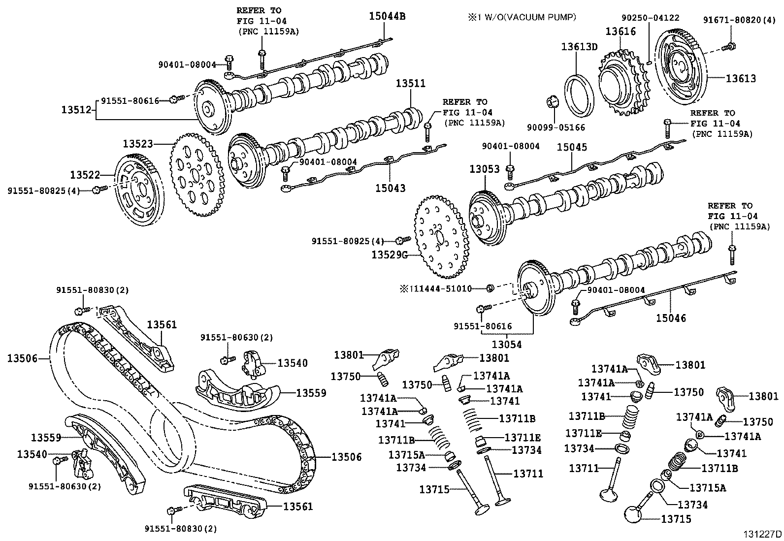Цепь ГРМ для Тойота Ленд Крузер 2007-2012