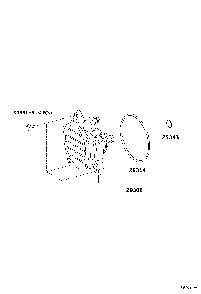 Вакуумный насос для Тойота Ленд Крузер 2007-2012