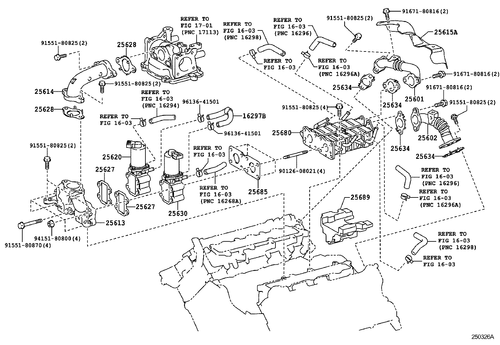 Клапан ЕГР для Тойота Ленд Крузер 2007-2012