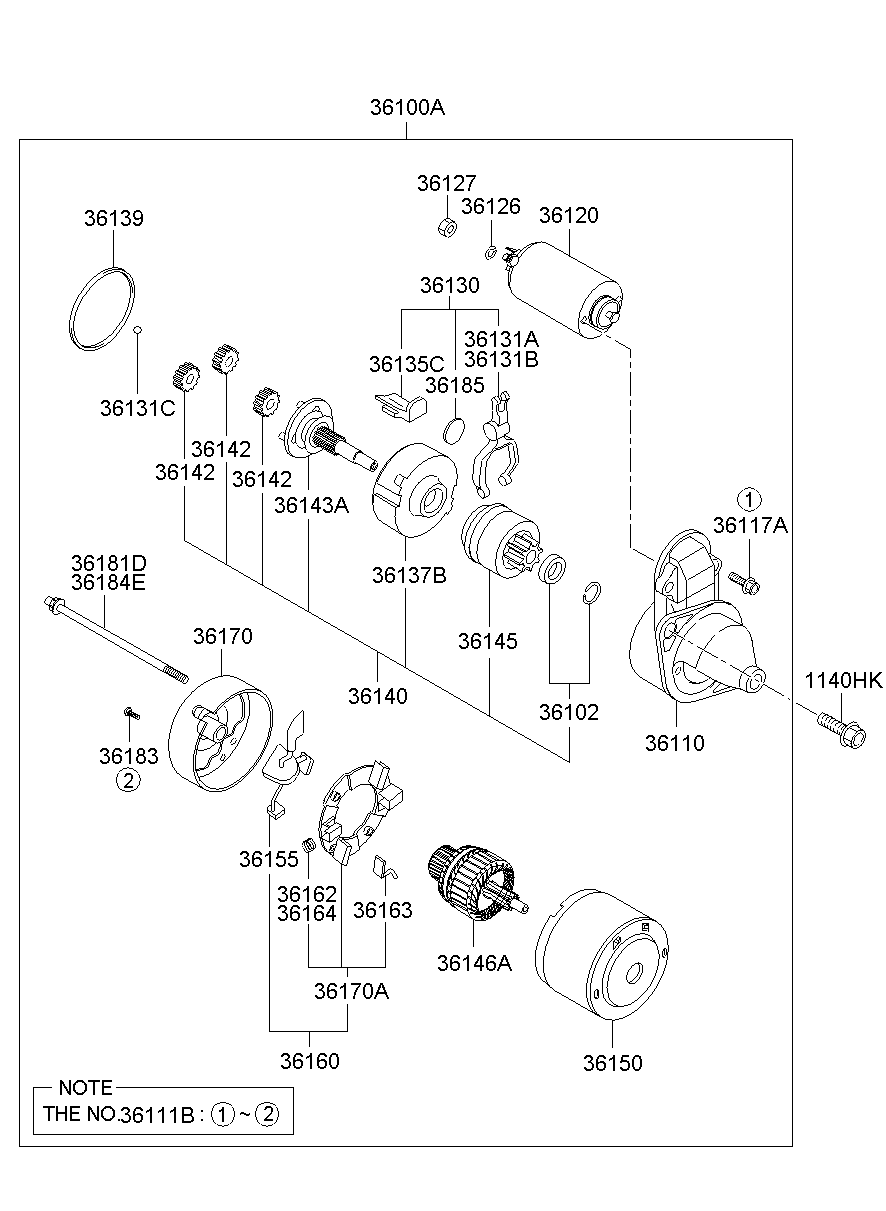 Стартер в сборе для Киа Соул 2008-2011