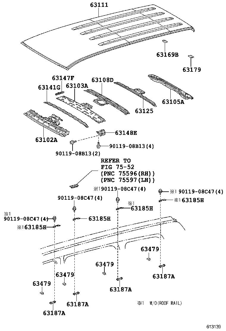 Крыша для Тойота Ленд Крузер 2007-2012