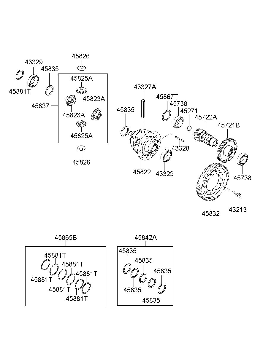 Корпус дифференциала для Киа Соул 2008-2011