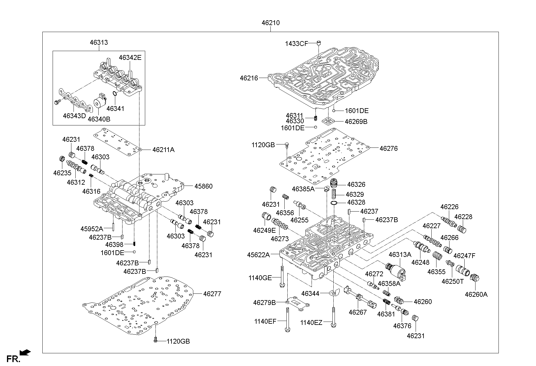 Гидроблок АКПП для Киа Соул 2008-2011