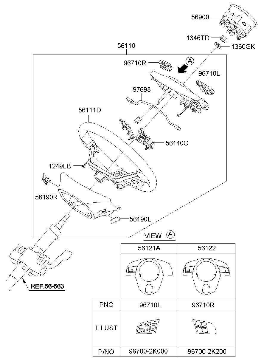 Руль для Киа Соул 2008-2011