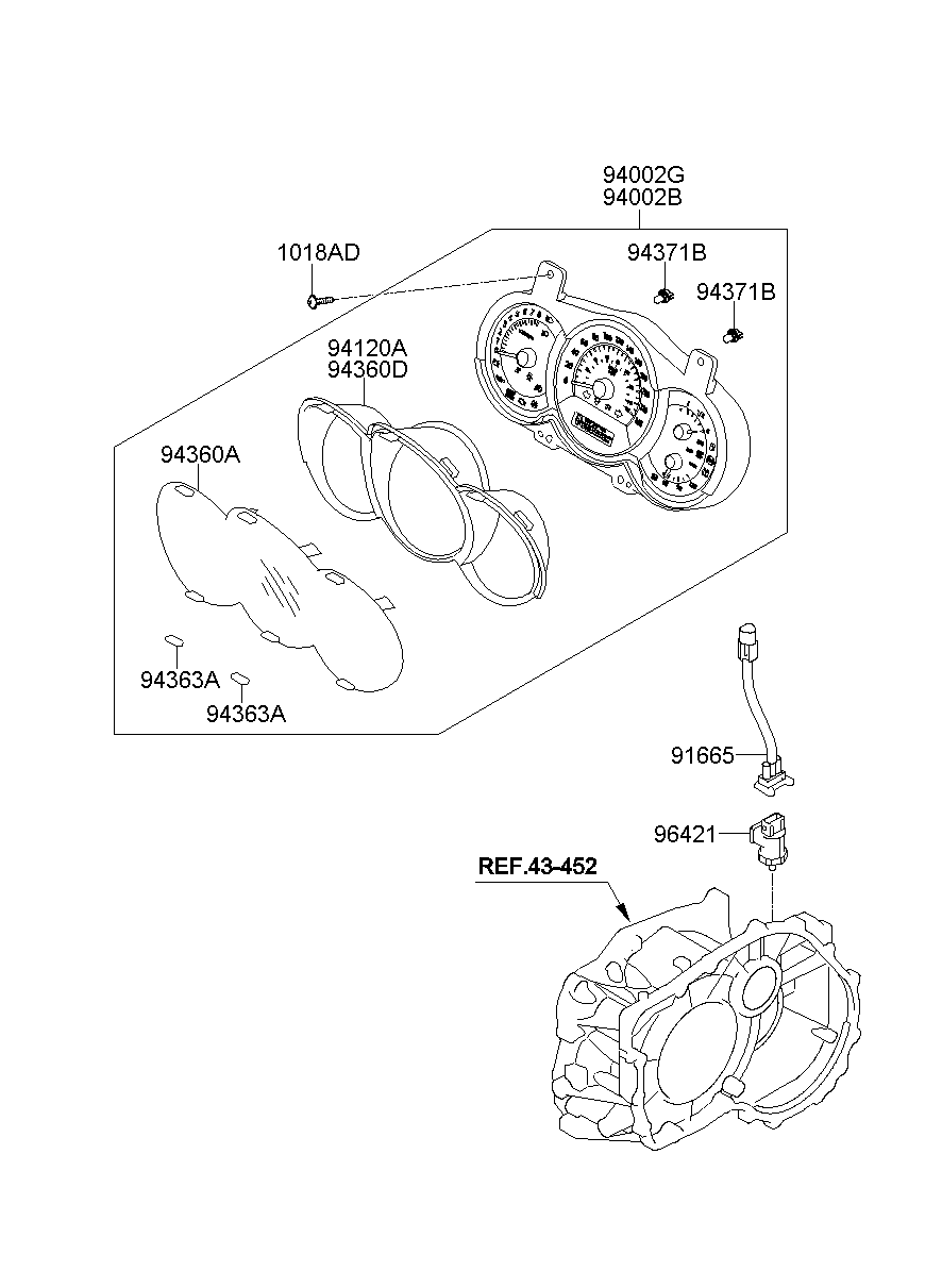 Панель приборов для Киа Соул 2008-2011