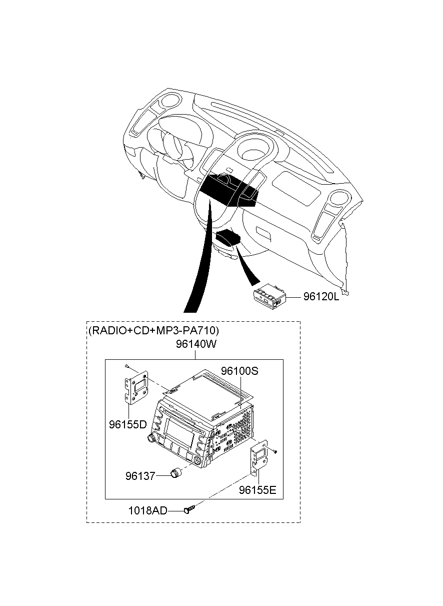 Головное устройство, авто, магнитола для Киа Соул 2008-2011
