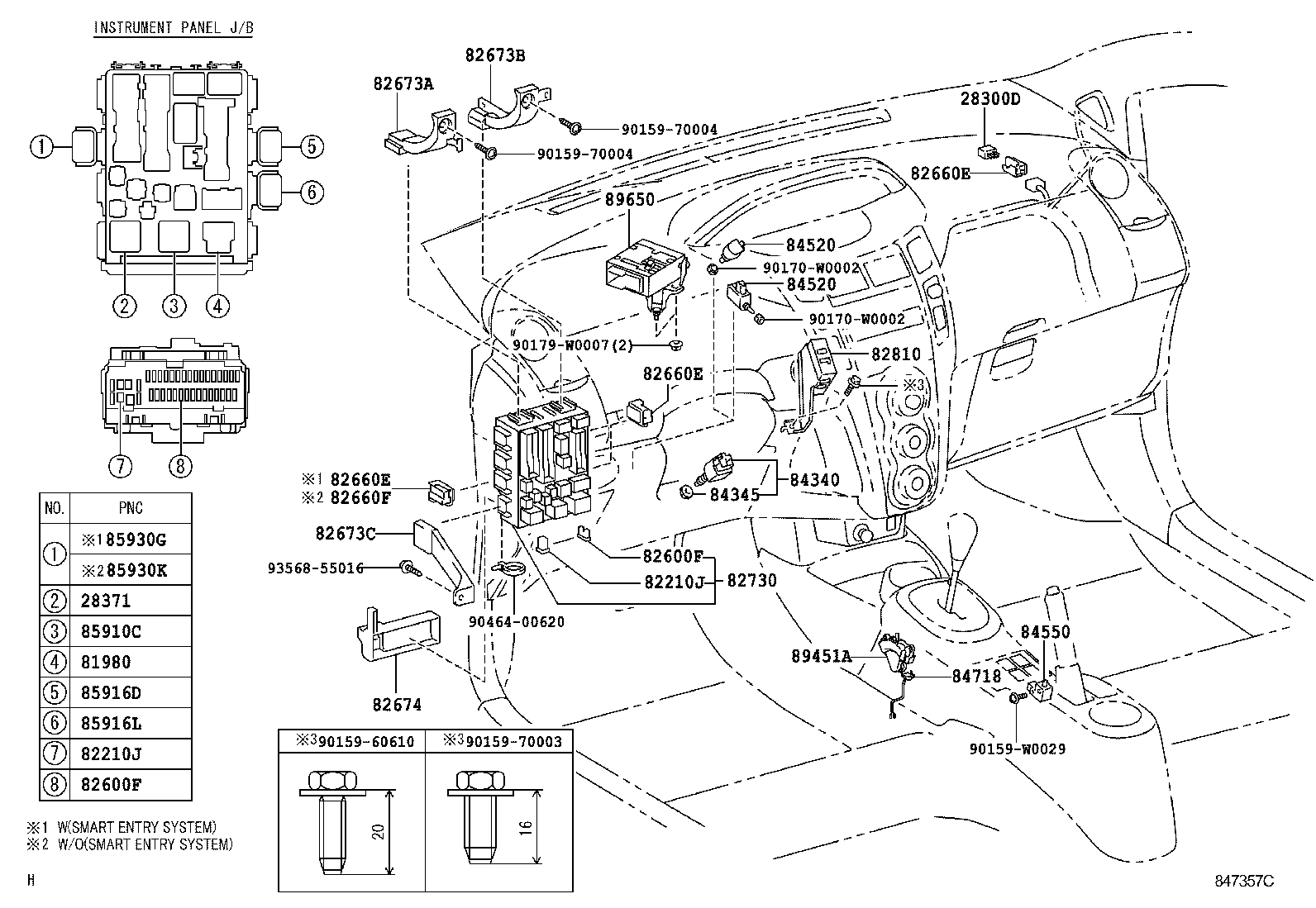 Блок предохранителей для Тойота Ярис 2005-2009