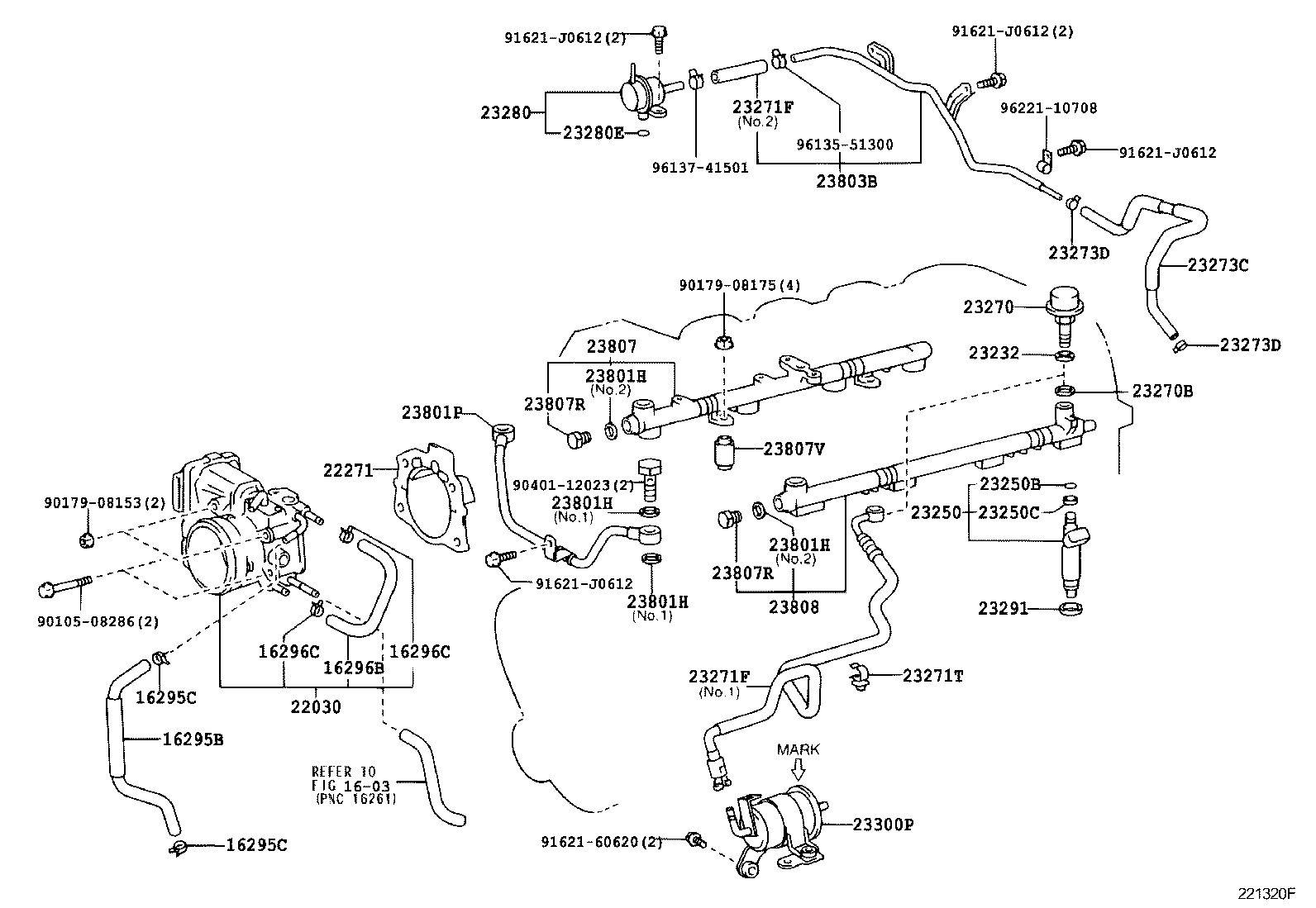 Дроссельная заслонка для Тойота Ленд Крузер 2002-2005