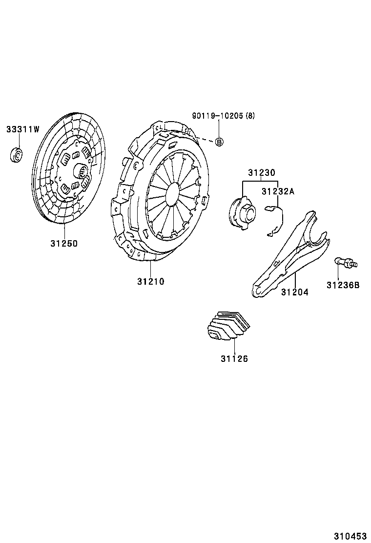 Корзина сцепления для Тойота Ленд Крузер 2005-2007