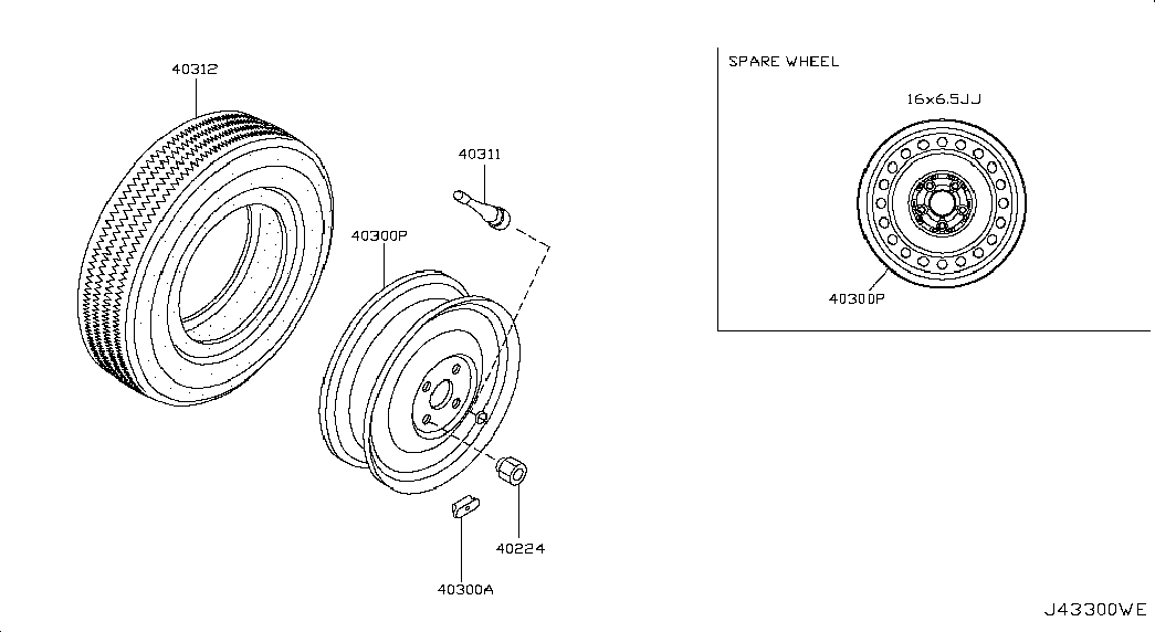 Диск колёсный для Ниссан Теана 2005-2008