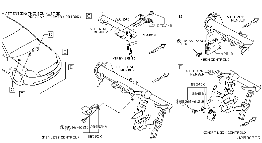 Блок управления двигателем для Ниссан Теана 2005-2008
