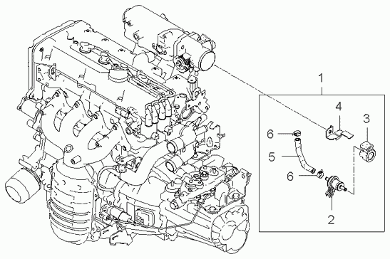 Датчик контроля давления топлива для Киа Рио 2005-2009