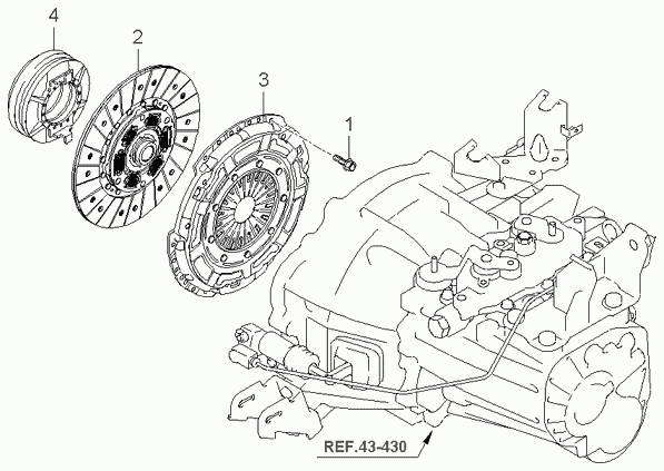 Подшипник выжимной для Киа Рио 2005-2009