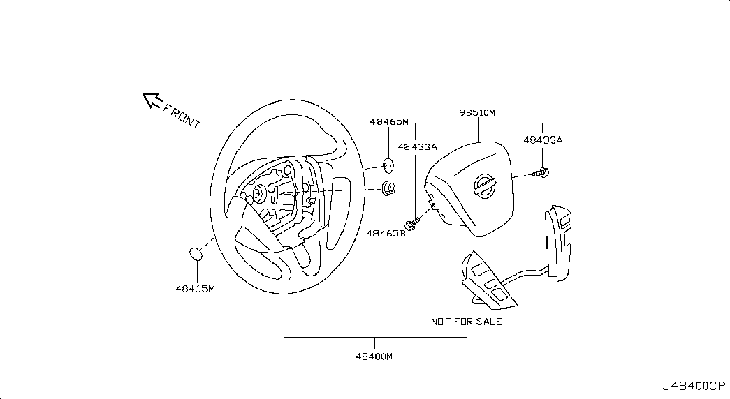 Руль для Ниссан Теана 2008-2011