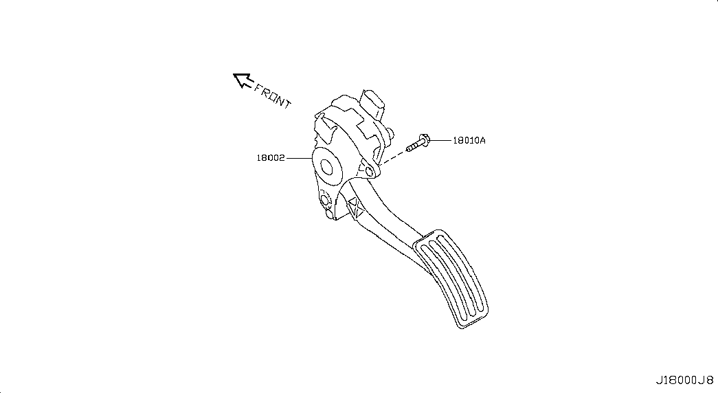 Педаль газа для Ниссан Теана 2008-2011